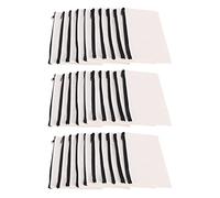 PXAMORTEL Pouch Bags Pencil Case Makeup Bags 30Pcs Canvas Makeup Bags Canvas Zipper Pouch Bags Pencil Case Blank DIY Craft Bags Cosmetic Pouch for Travel DIY Craft