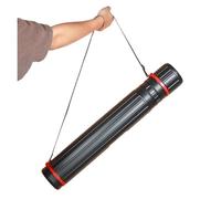 PXAMORTEL Shoulder Back Quiver Arrow Holder, Telescopic Archery Arrow Quiver Black Adjustable Art Supplies