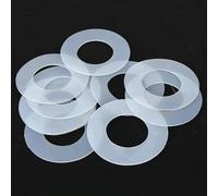 PXAMORTEL Silicone Rubber Flat Washer,Silicone Gasket, Thickness 3mm White Sealing Washers, ID 45 57 76mm Silicone Washers(89 x 138 mm)