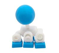 Pxcewdcx 3 Pieces Keyboard Joystick, 6.6x5x6.4cm 3D Printed Keyboard Joystick Keycap, Analog Keyboards Button Attachment, Mechanical Arcade Stick Adapter For Tournament Competition Entertainment