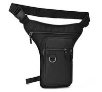 Pxcewdcx 31x18x2cm Leg Bag for Men, Drop Leg Bag, Multi-Pocket Waist Bags, Multifunctional Waist Pack, Adjustable Motorcycle Hip Pack, Sport Hiking Waist Travel Pouch for Traveling Cycling