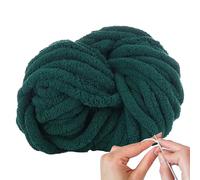 Pxcewdcx Chenille Chunky Yarn | 88.5Ft Soft Chenille Yarn | Weaving Craft Crocheting Supplies for Scarf Baby Clothes Throw Pillow Basket Pet Bed Blanket Making
