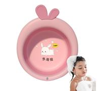 Pxcewdcx Collapsible Wash Basin | Thicken Tubs Bathing Basin for Babies | Foldable Lightweight Portable Folding Basin Washing Face Foot Basin for Travel Home
