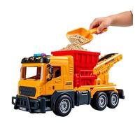Pxcewdcx Construction Truck Toys - Sound Light Dumper Transport Vehicle | Electric Construction Car | for Boys Kids Adults Outdoor Farm Sand Dirt Race Play Birthday Party