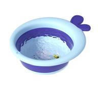 Pxcewdcx Foldable Baby Wash Basin | Thicken Cartoon Wash Basin Tubs Bathing Basin for Babies - Foldable Lightweight Portable Folding Basin Washing Face Foot Basin for Travel Home