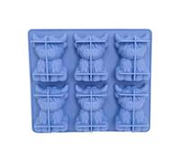 Pxcewdcx Ice Mold,6 Cavity Non Stick 3D Cow Shape,Mini Cow Silicone Ice Trays | for Party Daily Life Pool Kitchen Picnic Camping Beverages Whiskey Cocktails Sodas Juices Yogurt