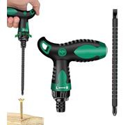 Pxcewdcx Ratcheting Bit Driver - Telescopic T-Shape Multifunctional Ratchet Screwdriver | -Purpose Adjustable T-Type Multifunctional Ratchet Screwdriver for Home Maintenance