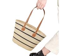 Pxcewdcx Straw Purses for Women | Woven Straw Tote Beach Bag - Boho Travel Makeup Storage Clutch for Dating Resort Shopping Vacation Cruise Trip