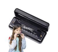 Pxcewdcx Toy Harmonica For Kids | Blue Mouth Organ Harp, Preschool Toys,10 Hole 20 Tone Musical Instrument For Kids, Adults, Beginner, Professional, Early Childhood Teaching