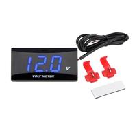 Pxcewdcx Volt Meter | Tester Gauge LCD Display 0-20V | Motorcycle Battery Gauge Voltage Meter,for Car Automotive Motorcycle Truck RV ATV Pickup Sedan Scooter Dashboard Handlebar