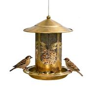 Pxcewdcx Window Bird Feeder,Food Dispenser Squirrel-Proof Removable Base,Outdoor Bird Feeder - for Garden Yard Window Deck Pole Chicken Coop Poultry