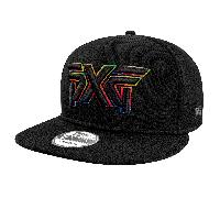 PXG NEW ERA© PRIDE OUTLINE 9FIFTY SNAPBACK GOLF CAP - BLACK
