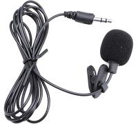 Pxiryanlow Black Lavalier Microphone for Livestreaming,Videos Livestreaming Lavalier Microphone 38.58" Length Mic Omni-Directional Pattern