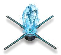 PxkVrin 3D Hologram Fan, 3D Hologram Fan WiFi Projector, 2000x928 Resolution, for Shopping Mall, Hotel, High Speed Railway, Airport. 56cm-22.05in