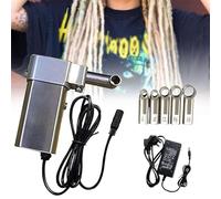 PxkVrin Dreadlock Maker Machine, Dirty Braid Curling Machine, Electric Dreadlock Machine, for Diy Your Own Dreadlocks Braiding Hair Extensions, with 20 Needles.