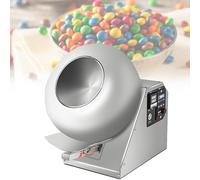 PxkVrin Small Commercial Mini Chocolate Panning Machine, Automatic Tablet Coating Machine, 1-3 Kg Capacity, for Sugar and Chocolate Coating.