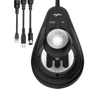 PXN A7 Shifter for Racing Wheel, Gaming Steering Wheel Shifter - 6-Speed, Push Down Reverse Gear - Universal on PC