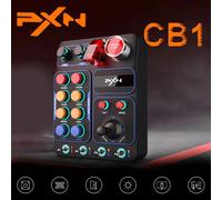 PXN CB1 Simulator Race Central Control Box Multifunctional Keys Control Box RGB For EURO Truck Simulator Racing Game Custom PC CB1-Black