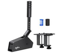 PXN HB S USB Handbrake for Sim Racing - PC Racing Handbrake, Alloy Build, 16-Bit Linear Sensor, Adjustable Force & Stroke, Dual-Directional Lever, Spring & Damping, Desk Clamp - Compatible with