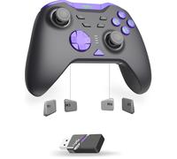 PXN P5 8K Gaming Controller - 8K Chip, 2000Hz Polling, Capacitive Joysticks, Hall Triggers, 4 Macros, Turbo Function, 2.4 GHz Wireless PC Controller - For PC/Switch/Steam Deck/Android/iOS