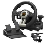 PXN PC Racing Wheel, V3II 180 Degree Universal USB Car Sim Game Steering Wheel with Pedals for Xbox One, Xbox Series S/X PS3, PS4, Switch