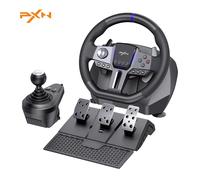 PXN V9 Gen2 Racing Wheel - Steering Wheel Driving Wheel 270°/ 900° Degree Vibration Gaming Steering Wheel with Shifter and Pedal for PS4,PC,PS3,Xbox Series X|S, Xbox One