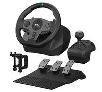 PXN V9 PC Racing Wheel, 270/900° Game Steering Wheel Dual-Motor Feedback Driving with Pedals and Joystick Steering Wheel for Xbox X/S/XBOX SERIES X/S PS3/PS4/N-Switch/PC