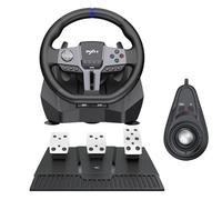 PXN V9Gen2 Gaming Racing Wheel With magnetic Pedals and Shifter 270/900° Dual-Vibration Driver-free Gaming Steering Wheel for PC,PS4,PS3,Xbox One, Xbox Series X/S