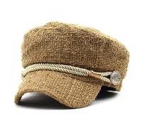 PXPLDYY Beret Hat Women Cotton Women Shine Solid Color Duck Tongue Beret Casual Octagonal Cap Autumn And Winter Joker Painter Hat,Yellow,One Size