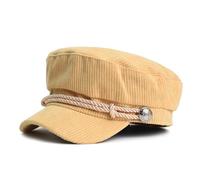 PXPLDYY Beret Hat Women Newsboy Cap Beret Women Vintage Painter Winter Hats For Women Octagonal Caps Female Bone Male,Yellow,56-60Cm