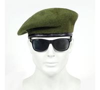 PXPLDYY Beret Hat Women Ten-Color Solid Color Beret Cap Casual Army Hat Autumn And Winter Warm Hats Hip Hop Outdoor Keep Warm Cap,Army Green,One Size