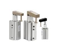 PXQCHAVLN 1pcs MKB25/32-10R/20L/30R Swings Back 90 Degrees Angle Cylinder Clamping Bore 32mm 40mm Pneumatic Air Cylinders(MKB25x30RZ)