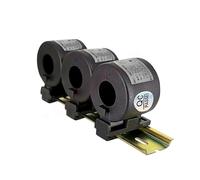 PXQCHAVLN 3pcs Clamp Current Sensor Transformer core KCT 50A 75A 100A 150A 200A Rail Mini AC Waterproof(150A)