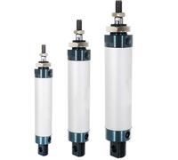 PXQCHAVLN Air Pneumatic Cylinders Double Compressed Air Cylinder Mini Bore 32/40mm Stroke 25/50/75/100 200 Single Lever 1Pcs(500mm Stroke,Bore 32mm)
