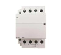 PXQCHAVLN ICT-63A 40A 100A 4P Modular Contactor 2P 4NO or 2NO2NC 110V 220V Automatic Household Contactor Din Rail Type(63a 4no Ac110v)