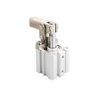 PXQCHAVLN Lever Clamping Cylinder ALC-25/32/40/50/63 Compression Rocker Arm Cylinder Air Pressure Pneumatic Mould 1Pcs(ALC-32 nomagnetic)