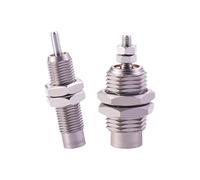 PXQCHAVLN Pneumatic Threaded Cylinder with Thread and Without Thread MPE6/8/10/12/16X5/10/15-N 1Pcs(MPE8X5,No Thread)