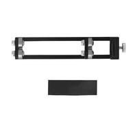 PxQuerantic Archery Arrow Roller Tester, Arrow Straightness Detector, Professional Arrow Shaft Sander Check Tool with Sandpaper, PLA Steel Black Straightness Tester for Most Types of Arrows