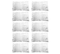 PxQuerantic Emergency Blanket 130x210cm, Thermal Survival Blanket, Reflective Space Blanket for Camping Hiking Emergency Kit with 10 Pack for Outdoor Travel Automotive Use (Silver)