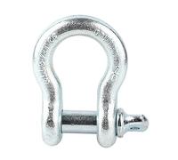 PxQuerantic G209 Alloy Steel Heavy Duty Bow Shackle, Marine Lifting D Ring Shackle with Zinc Coating for Towing Rescue Tie Down, High Strength Galvanized Shackle for 2T to 6.5T Load (6.5t)