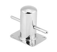 PxQuerantic Stainless Steel Boat Samson Post Cross Bollard, Marine Mooring Cleat, 316 Grade Heavy Duty Mooring Bit with Mirror Polish for Yacht and Dock Use, 120mm x 90mm