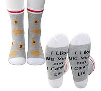 PXTIDY 2 PAIRS Phlebotomy Socks Phlebotomist Gift I Like Big Veins Novelty Socks Phlebotomy Technician Nurse Gifts, I Like Big Veins and I Cannot Lie, Medium