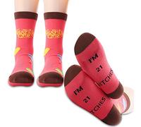 PXTIDY 21st Birthday Gifts for Her I'm 21 Bitches Socks Celebrate Turning Twenty One 21st Birth-day Gift Happy Birthday Party Fabulous Keepsake Sock (21 Bitches)