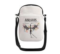 PXTIDY Abraxos Flower Crossbody Bag Abraxos Fandom Gift Fantasy Book Lover Crossbody Purse Bag Floral Bookish Gift