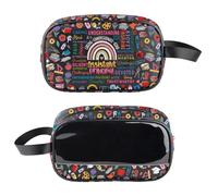 PXTIDY Assistant Principal Clear Makeup Bag Assistant Principal Teacher Appreciation Gift Retirement Teaching Supplies Bag, Black, Fashion