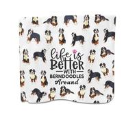 PXTIDY Bernedoodle Dog Kitchen Towel Life Is Better With Berndoodles Around Gift for Dog Mom Dad Pet Lover Soft Dish Towel
