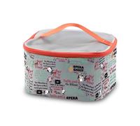 PXTIDY Broadway Musical Cosmetic Case Phantom Opera Characters Musical Makeup Organizer Bag Opera Musical Theatre Gift
