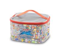 PXTIDY Cape May Travel Cosmetic Bag New Jersey Travel Gift Cape May Souvenirs Makeup Organizer Beach Bag New Jersey Trip Gifts