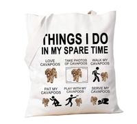 PXTIDY Cavapoo Dog Tote Bag Cavapoo Gifts for Dog Lover Things I Do in My Spare Time Cavapoo Pet Bag Cavapoo Mom Gifts