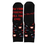 PXTIDY Chucky Horrible Movie Socks I'm Your Friend Till The End Horror Movie Novelty Socks Chucky Merchandise
